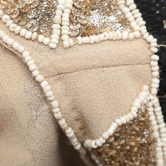 Needle & Thread Black Multicolor Sequin And Bead Embellished Sleeveless Top L - Picture 6 of 7